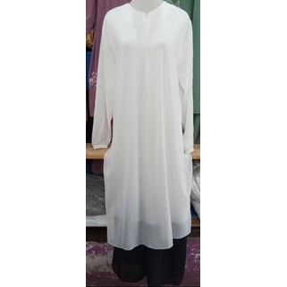 Gamis Malaysia PUTIH HITAM JUMBO