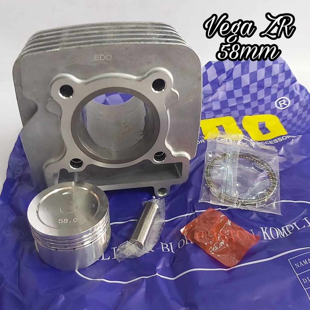 Blok Bore Up Vega zr Piston 58mm Edo Racing