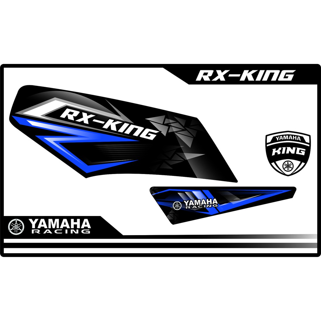 COD STRIPING STIKER MOTIF RX KING VARIASI CUSTOM LIS KING