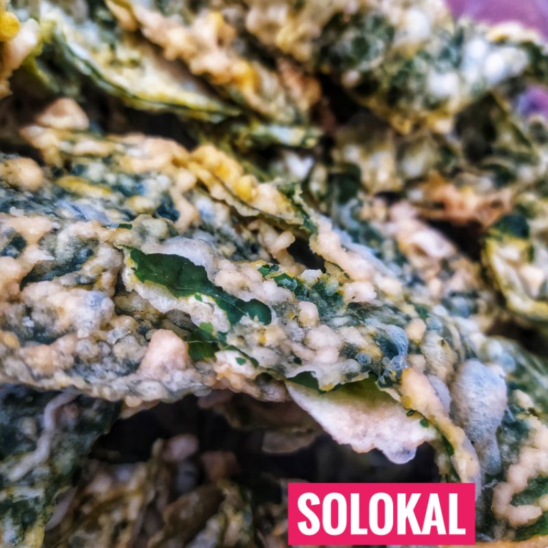 

200 gram Kripik Keripik Sayur Bayam Snack Peyek Mantapp Camilan Cemilan