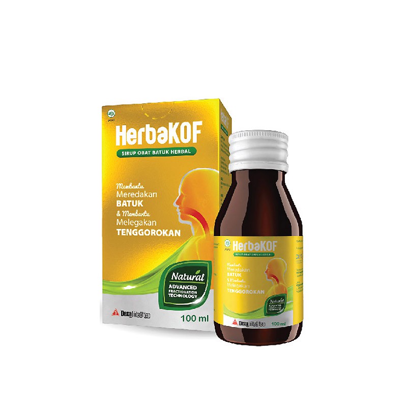 Herbakof Herbal Cough Syrup 100ml Shopee Indonesia