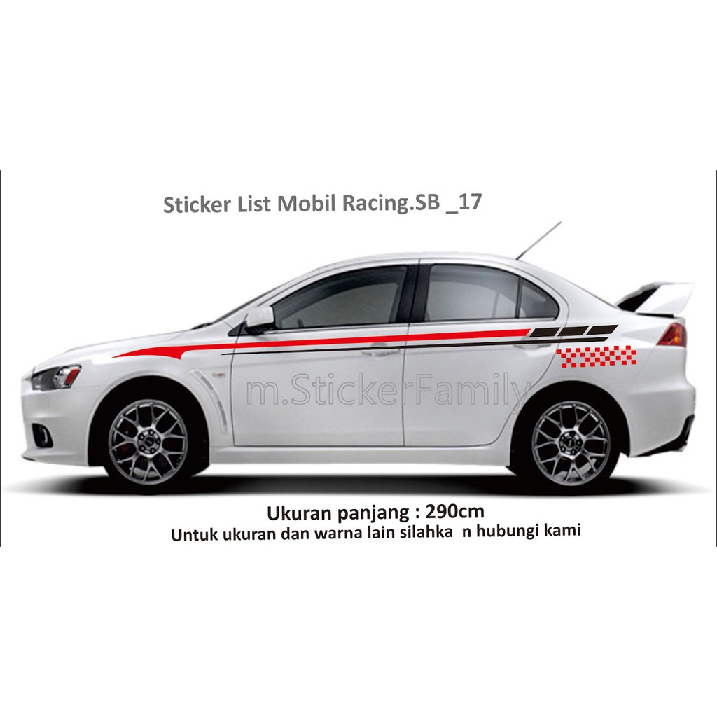 CUTTING STICKER MOBIL SEDAN ALL MOBIL BISA