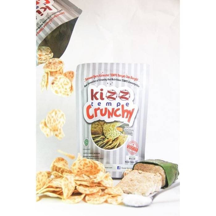 

E kizz Tempe crunchy rasa original ukuran kecil