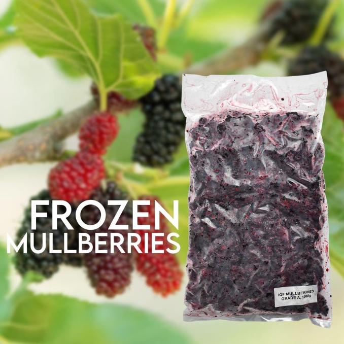 

Frozen IQF Mullberries / Mullberry Beku 1 Kg