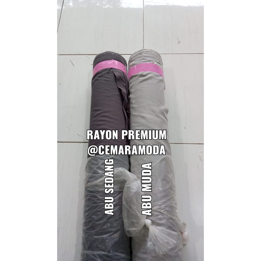 Kain Rayon Viscos Premium PER 0.5M / Rayon Viscose Viskos Fiskos Polos