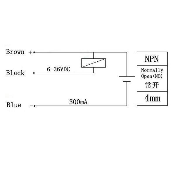 Inductive Proximity Sensor Switch LJ12A3-4-Z/BX Sensor Metal NO Logam