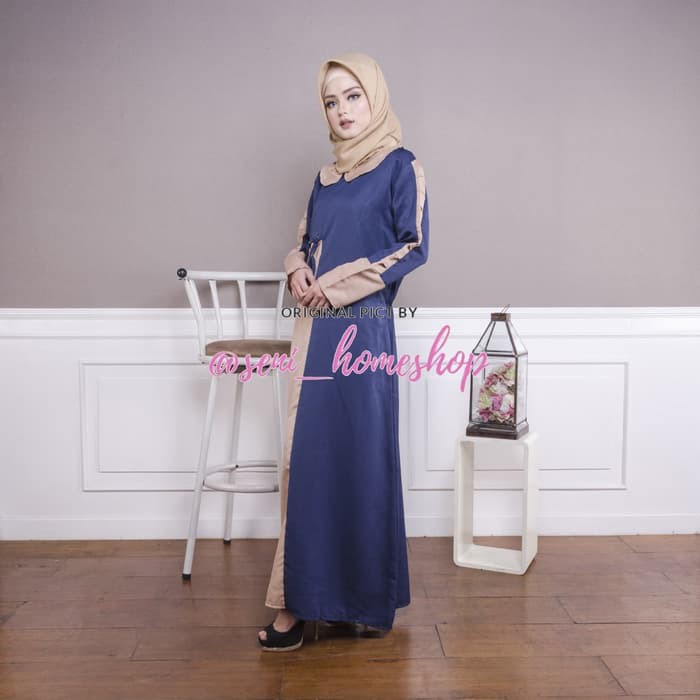 Gamis / Dress muslim murah / Pakaian hijab / Baju wanita : Zaina dress