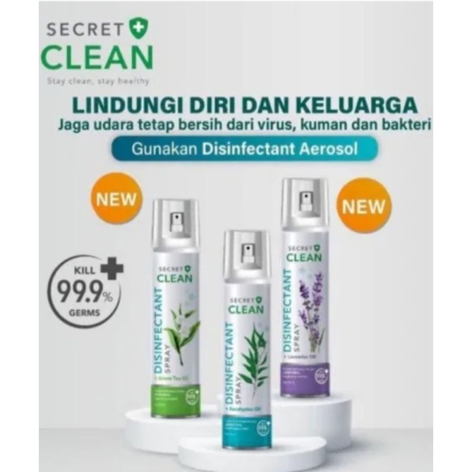 Jual Secret Clean Disinfectant Spray 200ml | Shopee Indonesia