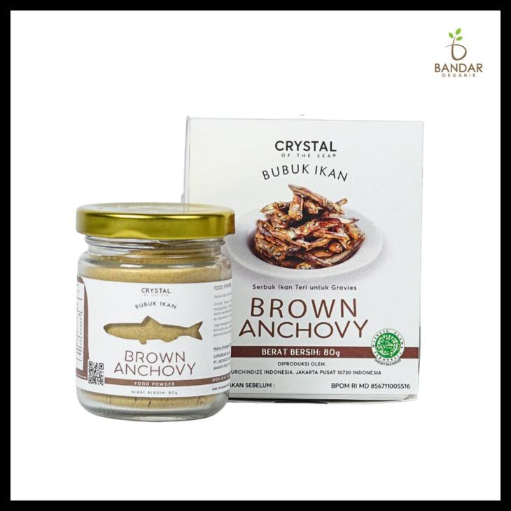 

[READY STOCK] CRYSTAL OF THE SEA - BROWN ANCHOVY POWDER 80GR /BUBUK IKAN TERI JENGKI