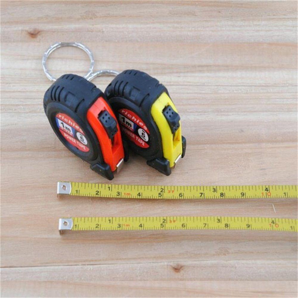 [Elegan] Retractable Ruler Retractable Aneka Rantai Mini 1m /3.28Ft Metric Tape