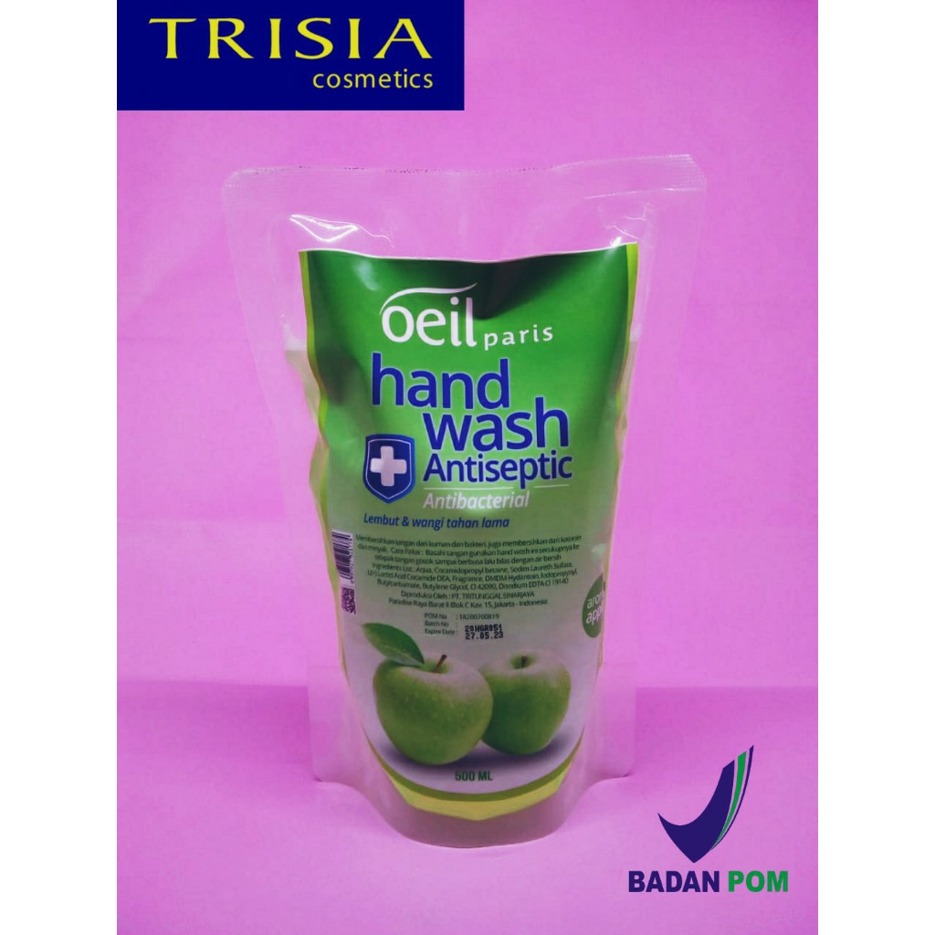 

Trisia Oeil Paris Hand Wash Antibacterial 450ml