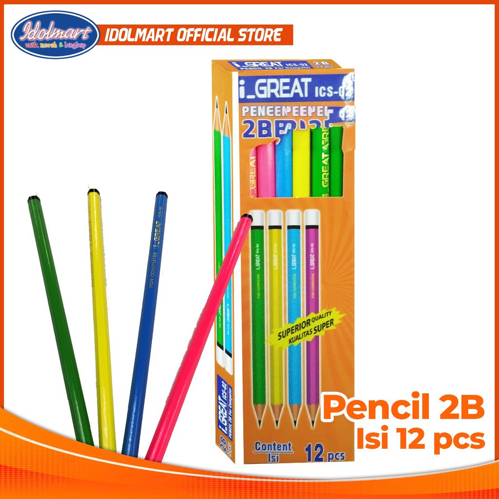 IDOLAKU Pensil I-Great ICS-02 /pack