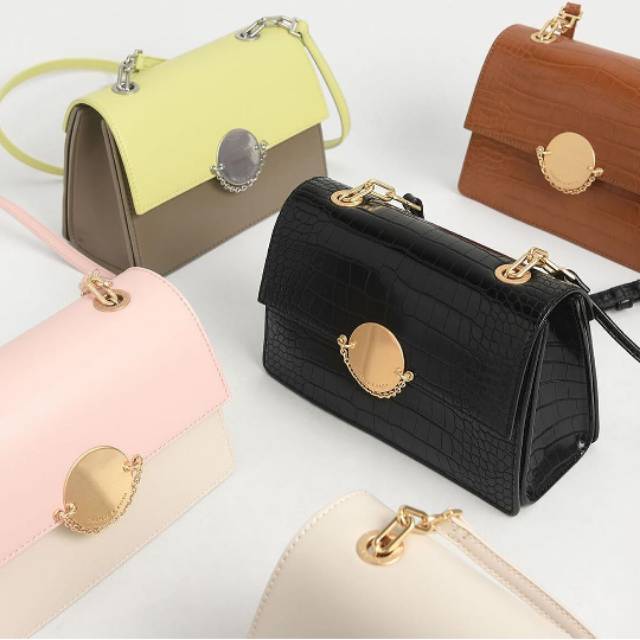 CK Chain Link Croco Bag Original