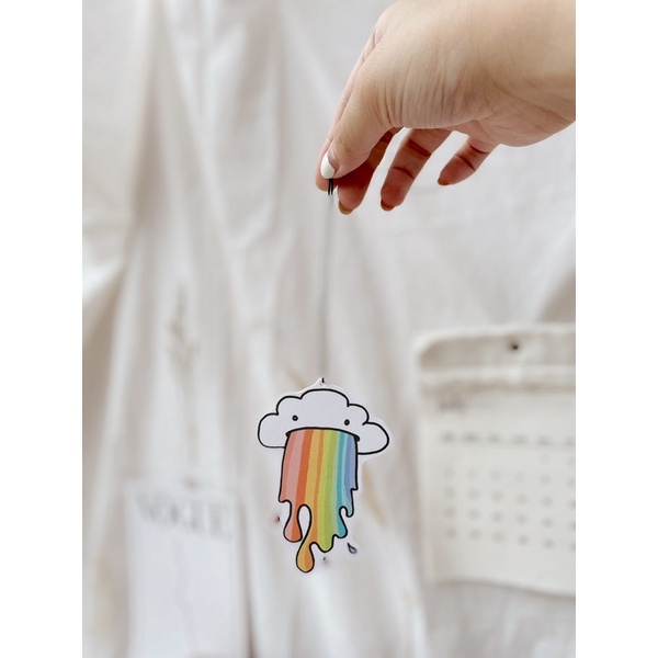 SYSCENT AIR FRESHENER (Parfum Mobil / Pengharum Ruangan) Cloud Puke Rainbow