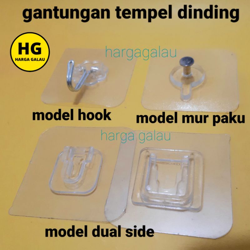 gantungan serbaguna bisa vertical sd horisontal hook universal