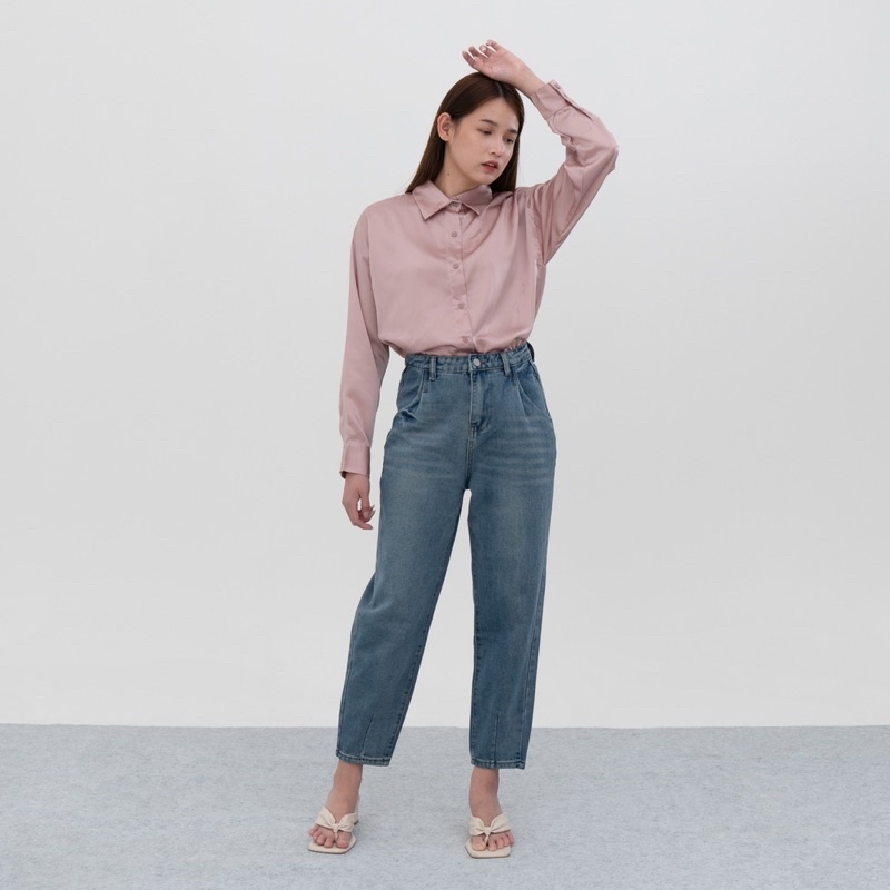VIERLIN - Jeans 6113 - MOM JEANS HIGHWAIST