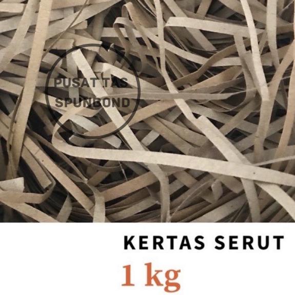 

♧ Kertas Serut 1 Kg / Kertas Cacah / Shredded Paper / Kertas Suwir Packing / Kertas Coklat Serut ➩