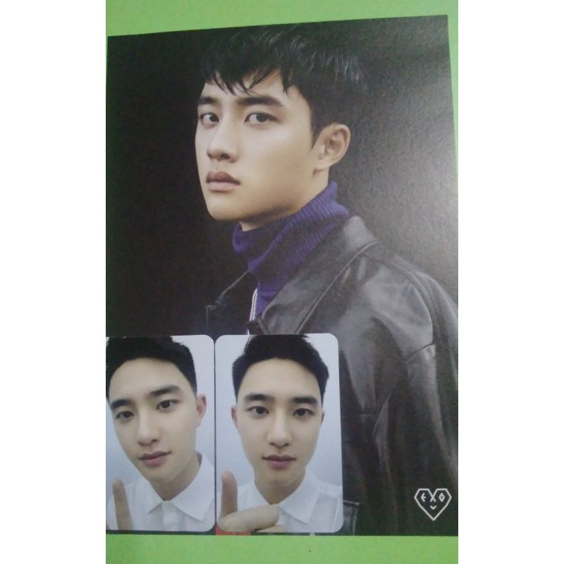 Photocard & Postcard Welkit EXO D.O Kyungsoo, Lay Yixing.