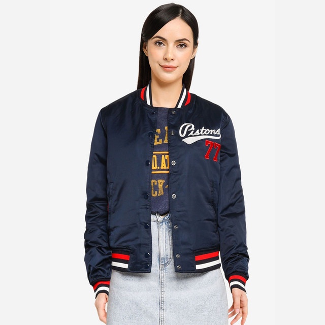 Superdry Varsity Bomber Jacket - Original & Vintage Wanita 01