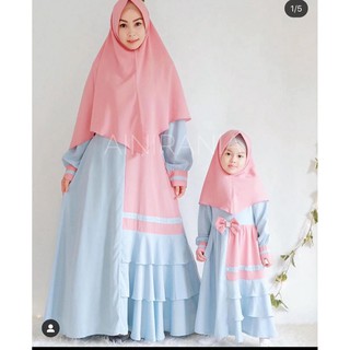 Farelly Baju  Gamis Couple  Ibu  Dan  Anak  Shopee  Indonesia