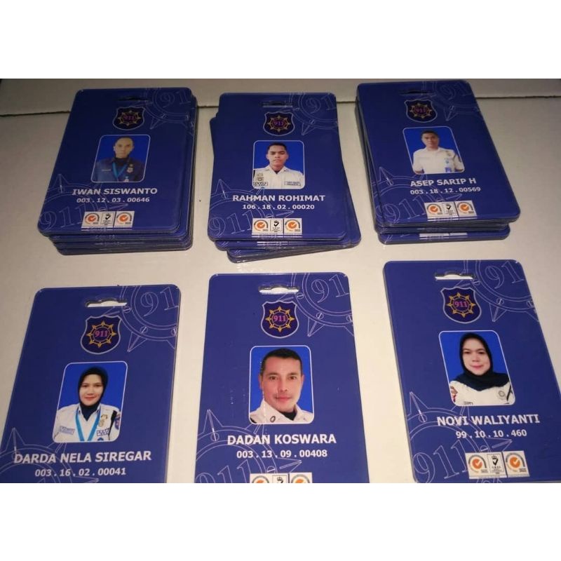 

id card Security satpam bahan akrilik mewah elegan