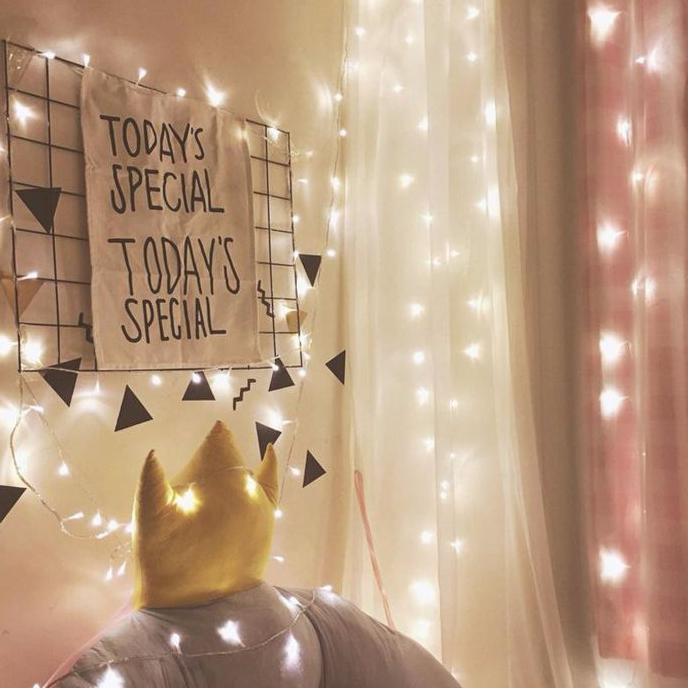 Lampu Led Dekorasi Kamar Warm White / Lampu Tidur Hias / Tumblr Light