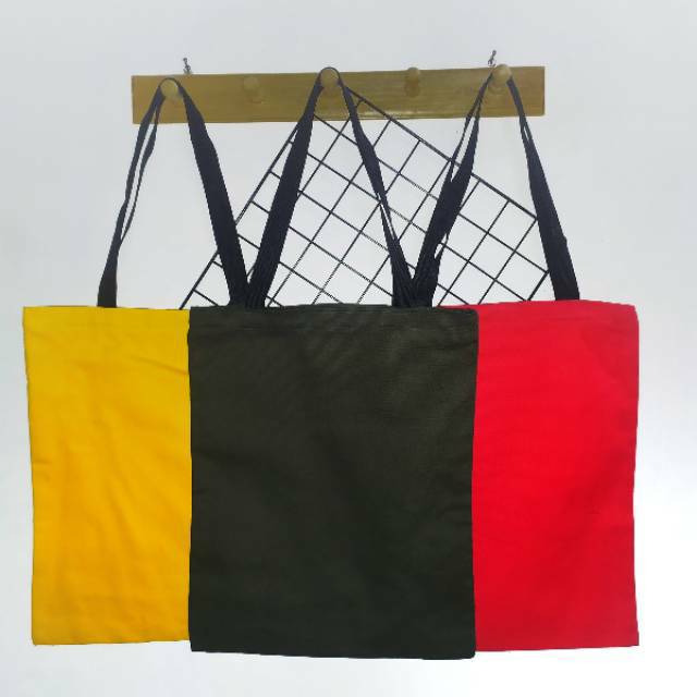 Totebag Kanvas Polos / Tas Kanvas Polos