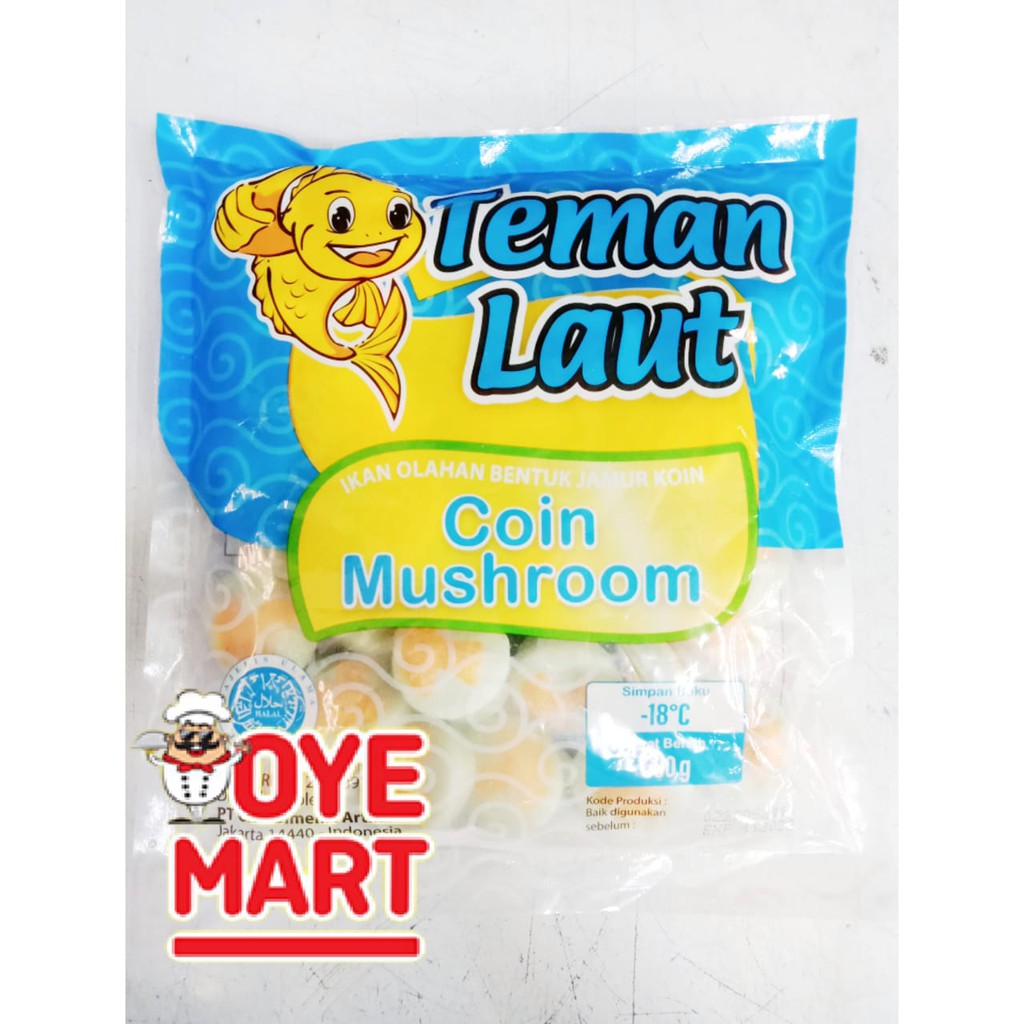 TEMAN LAUT COIN MUSHROOM 500GR / IKAN OLAHAN BENTUK KOIN