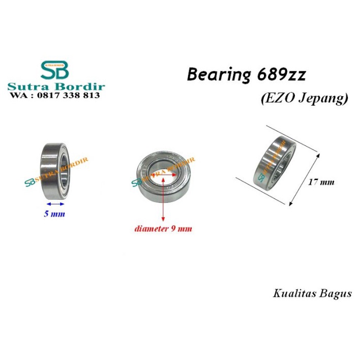 Bearing 689Zz Ezo Jepang Bearing Industri 689Z Japan Bearing 689Z Top #98