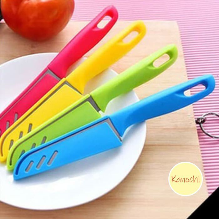 PISAU DAPUR STAINLESS SARUNG LOGO APEL KNIFE APPLE