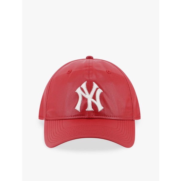 Topi New Era 940 Unstructured Syntetic Leather Applique 93 NY Yankees Men's Cap - Red