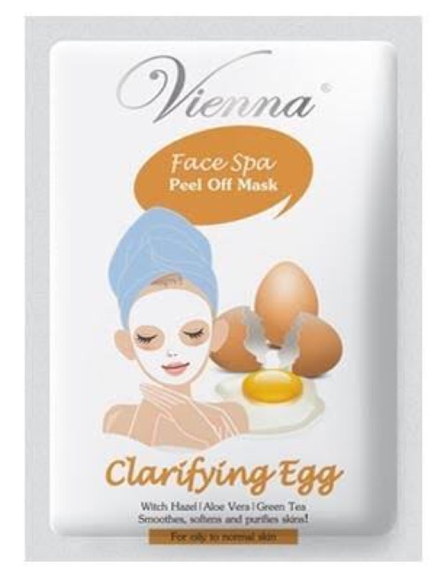 Vienna Face Spa Peel Off Mask Clarifying Egg Sachet