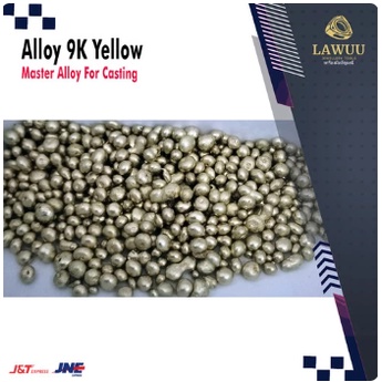 9K Gold Yellow Alloy , Alloy Granules For Casting