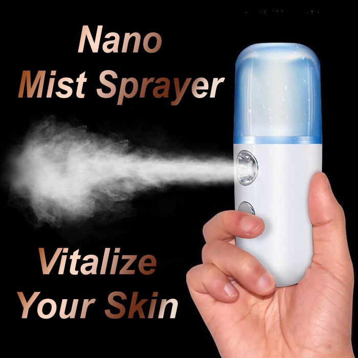 Vinkkatory USB Humidifier Nano Mist Sprayer Moisturizer 30ml DHT117 White Grab Medan