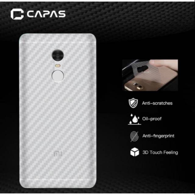 Garskin Carbon Redmi Note 4 - Skin Carbon Xiaomi Redmi Note 4x - SC