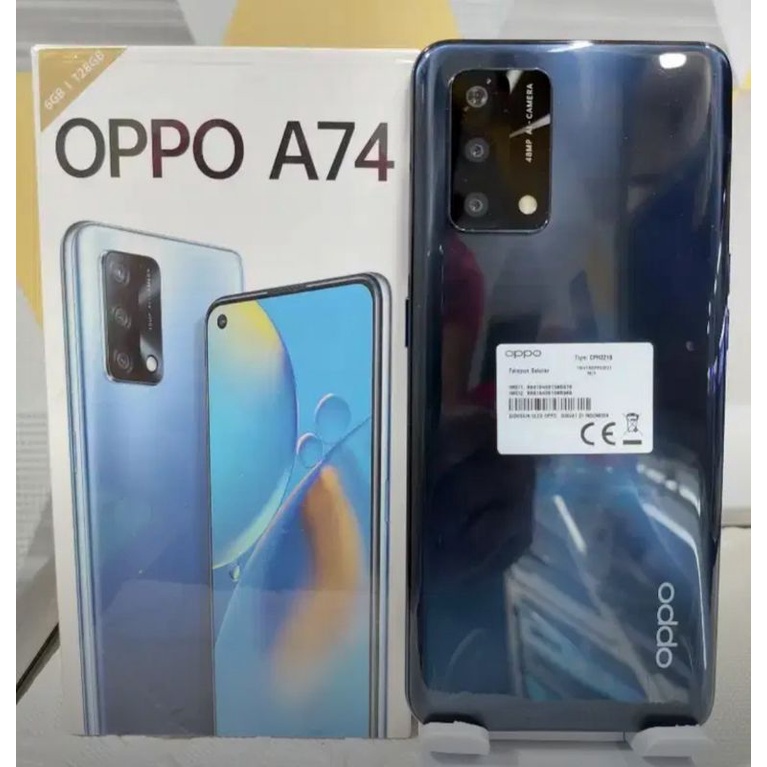 Oppo A74 Ram 6 Rom 128Gb ( SECOND ) hp second seken bekas murah bisa cod banjarmasin-2