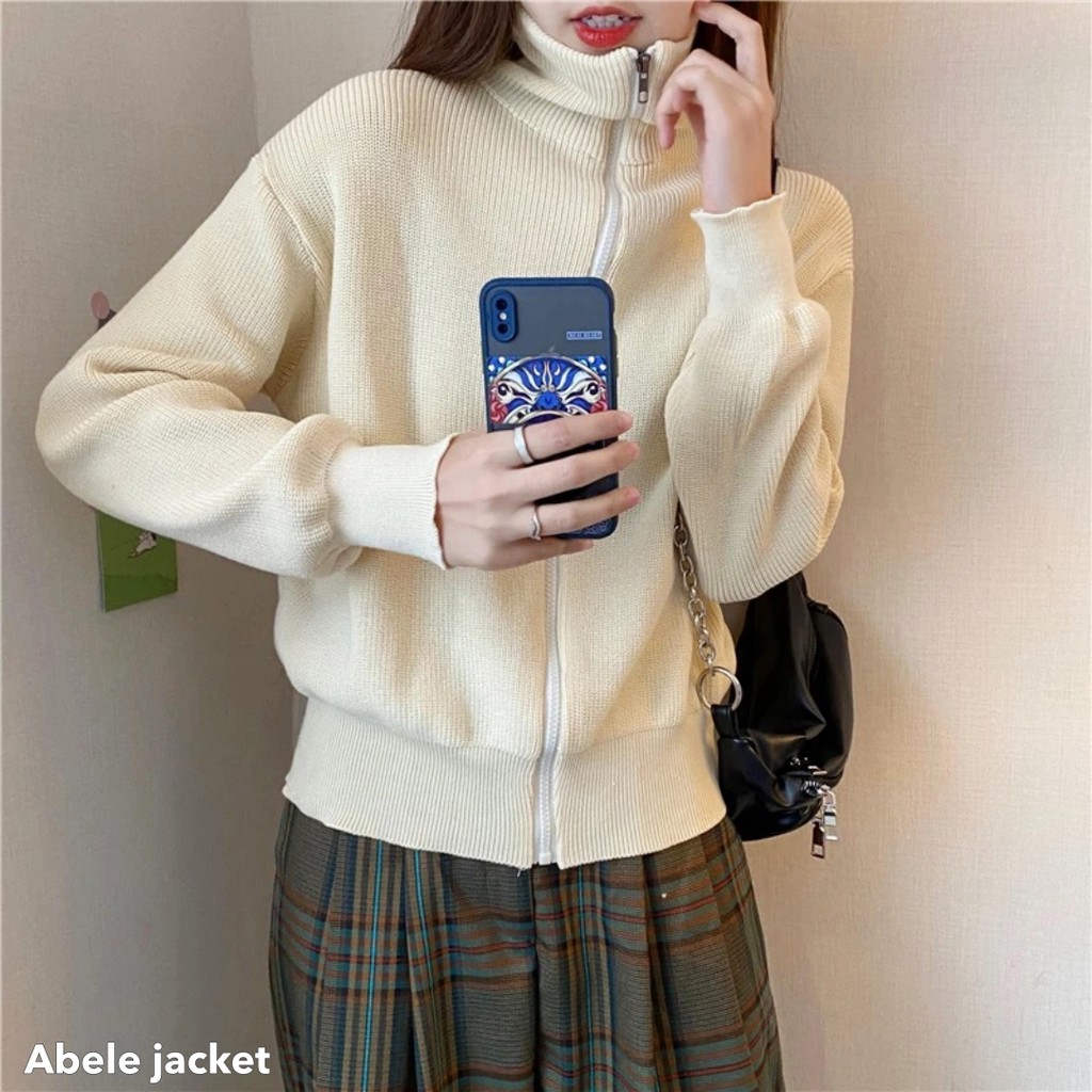 Abele knitted jacket -Thejanclothes