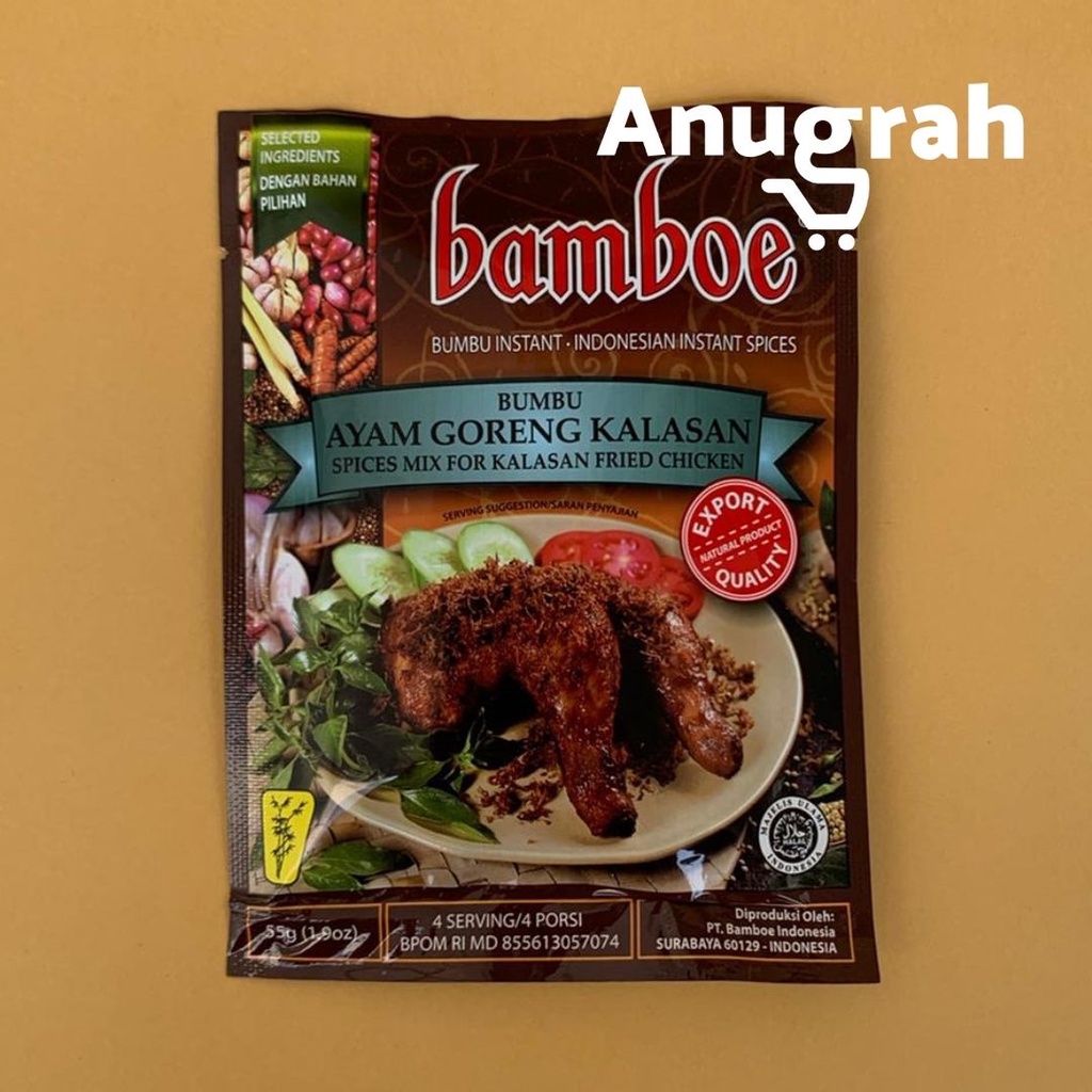 

Bamboe Bumbu Instant Masak Ayam Goreng Kalasan 55gr