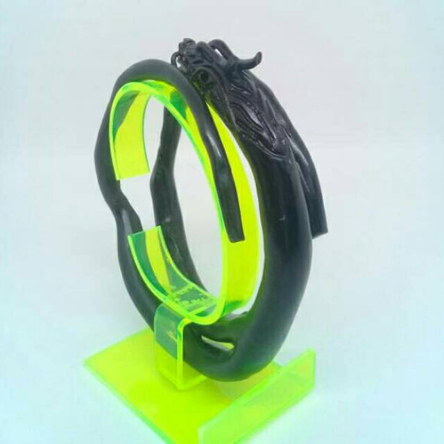 Gelang akar bahar Ukir Kepala Naga