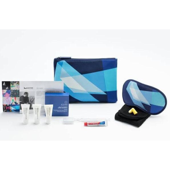 AMENITY KIT TRAVEL NEW EDITION FROM BUSINESS CLASS QANTAS AIRLINES |ORIGINAL KUALITAS |HOTLIST |