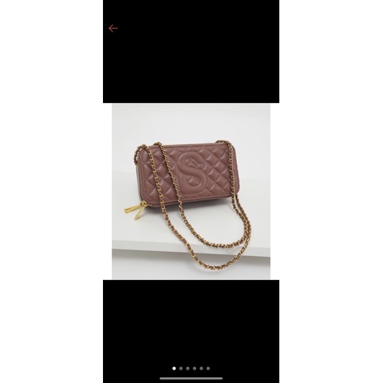 yura bag Buttonscarves mahogany preloved