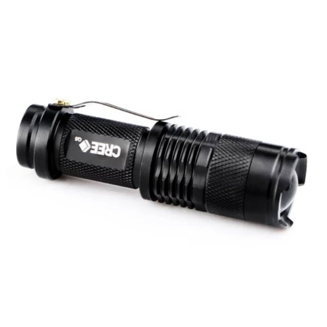 sinter senter Led cree Q5 zoom penlight torch flashlight camping emergency 1.200 lumen