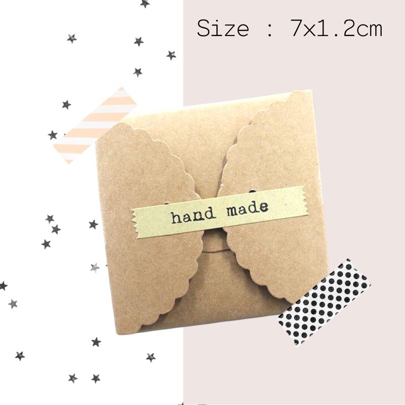 

Stiker Handmade Kraft Paper