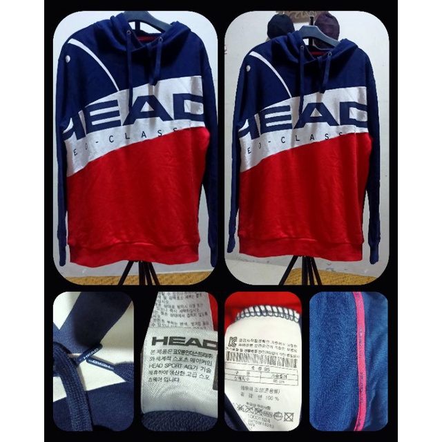 Hoodie Head Tennis Three Colours Original Second