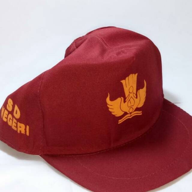 CC (TP2) Topi Sekolah Topi SD SMP SMA Topi Sekolah Logo Umum