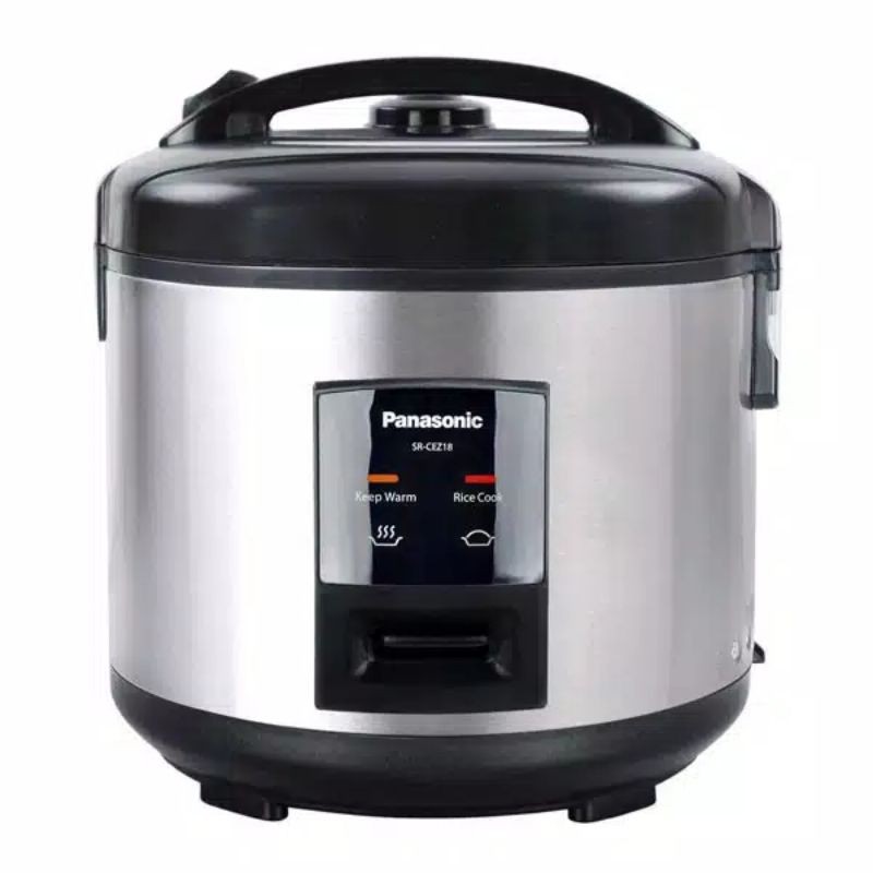 PANASONIC Rice Cooker/ Magic Comb 1,8 Liter 3 in 1 Silver SRCEZ18SSR 400 Watt