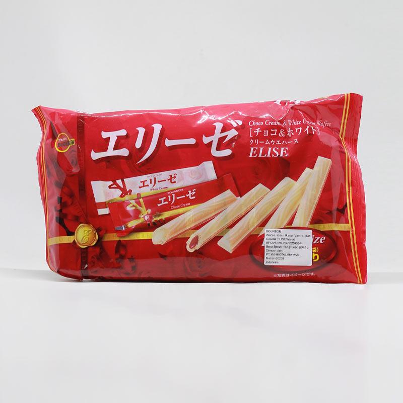 

Bourbon Elise Original Family Size - Biskuit Roll Jepang [44 Batang]