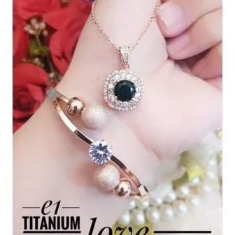 Titanium kalung gelang t2875