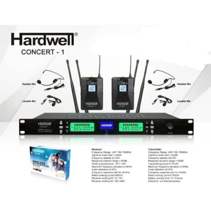 MIC WIRELESS HARDWELL CONCERT 1 CLIP ON