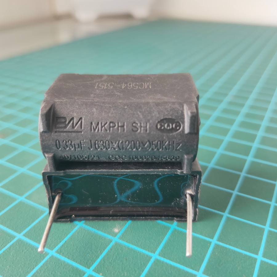 kapasitor mkp mkph 0.33UF 600V 1200VDC 50khz capacitor kompor induksi